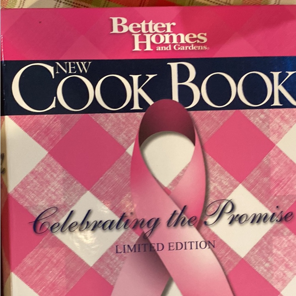 Better Homes and Garden cookbook